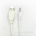 USB2.0 Male To 2.5mm Mono Audio Charging Cable